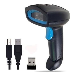 2D BARCODE SCANNER HAND HELD USB AND WIRELESS WITH STAND
