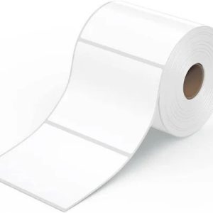 75MM X 50MM SEMI GLOSS ART PAPER, BLANK T/T LABEL, 1 CORE, 1 UPS, 1000 PCS ROLL